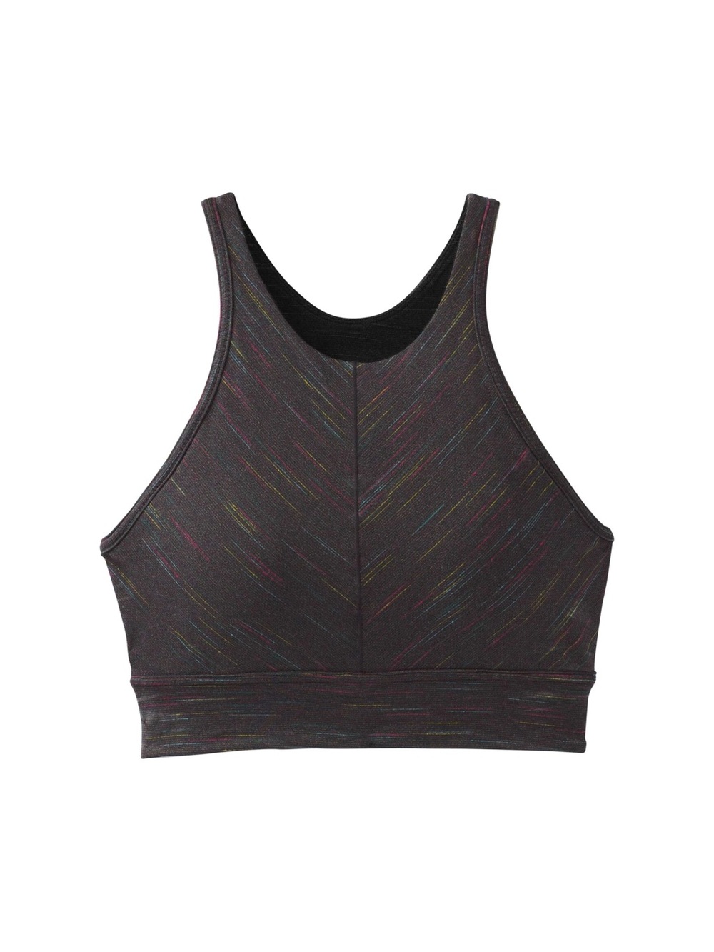 Prana Black Racerback Sports Bra Moisture-Wicking